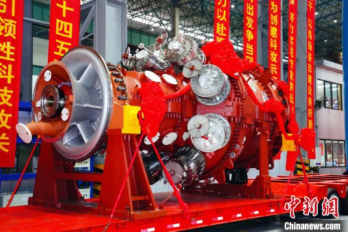 F级50MW重型燃机。　尊龙凯时·(中国)网站-AG旗舰厅汽轮机有限公司供图